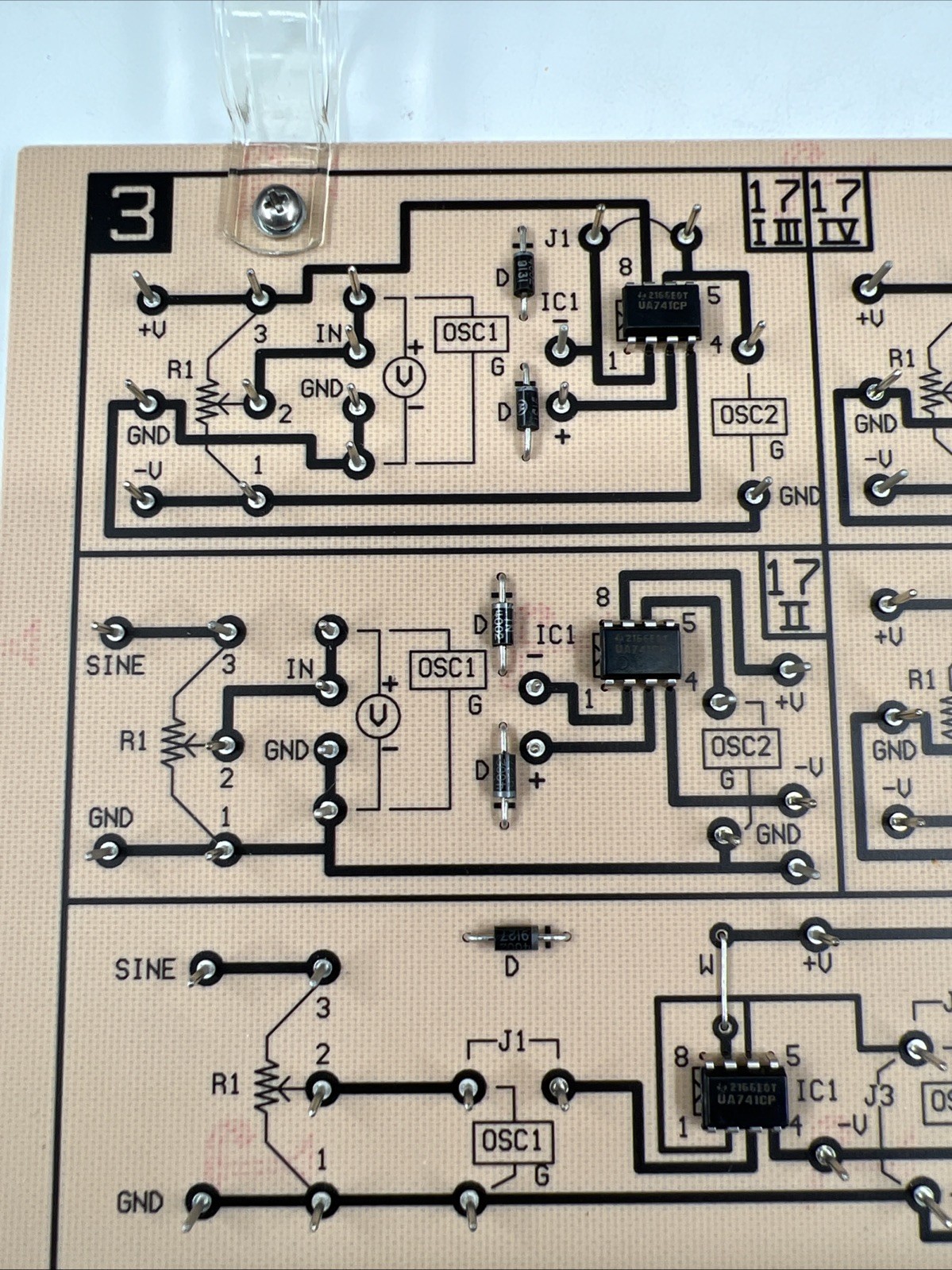 HeathKit ETB-6103 Semiconductors Course 3 Circuit boards w/Case