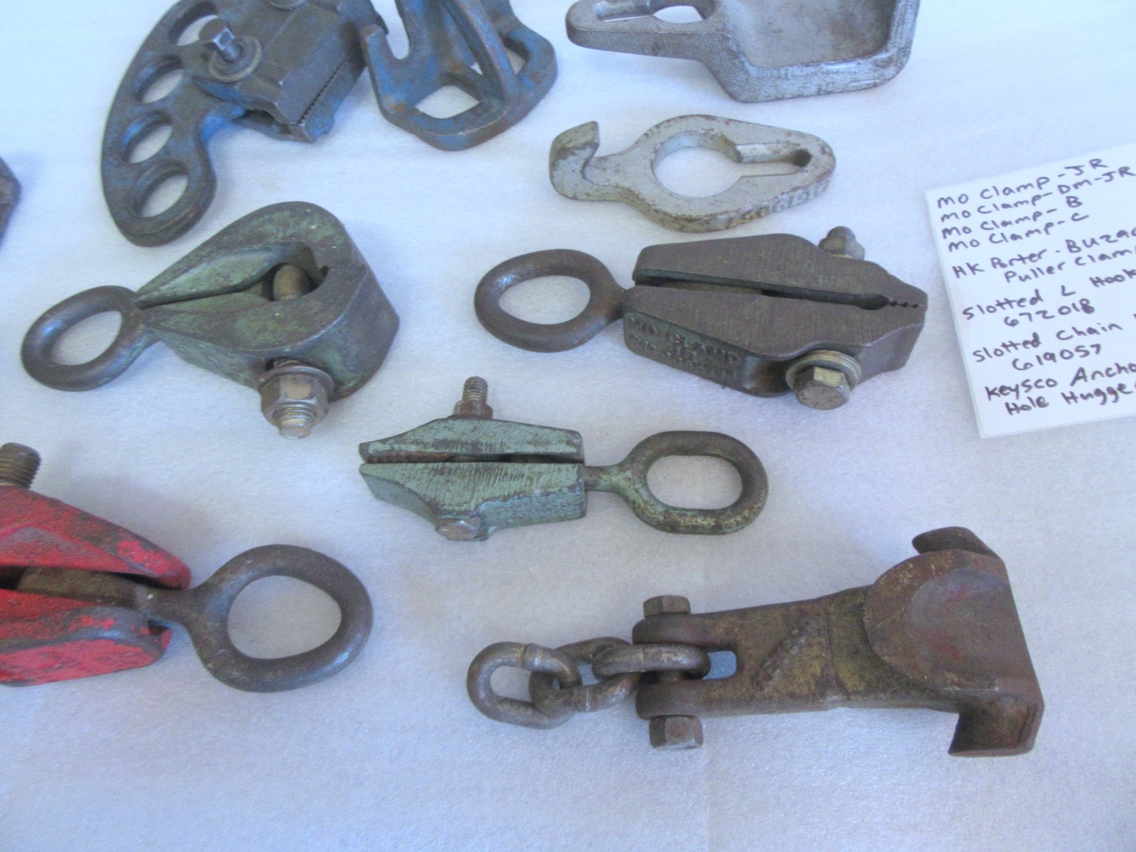 MO CLAMP Porter Lot Auto Body Frame Machine Pulling Clamp B C JR L Hook Tools