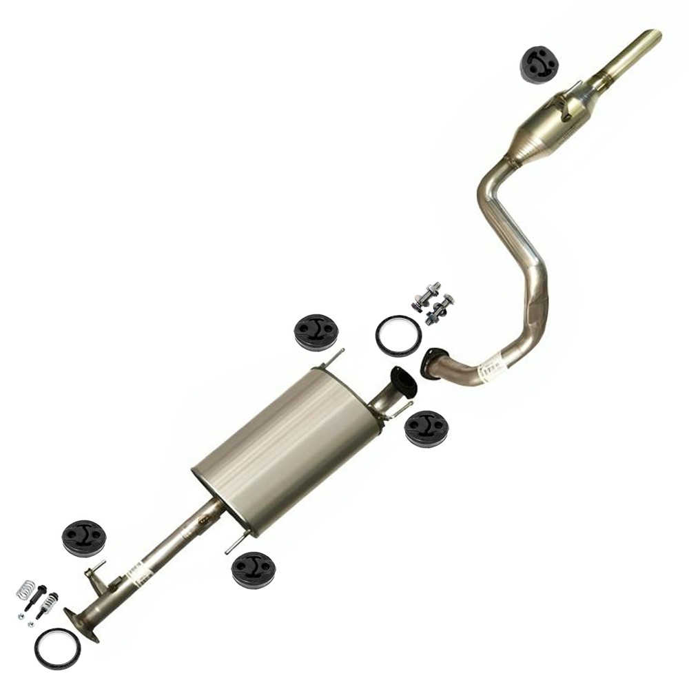 Stainless Steel Exhaust Muffler Tailpipe System Kit fits: 2003-2009 4Runner 4.0L