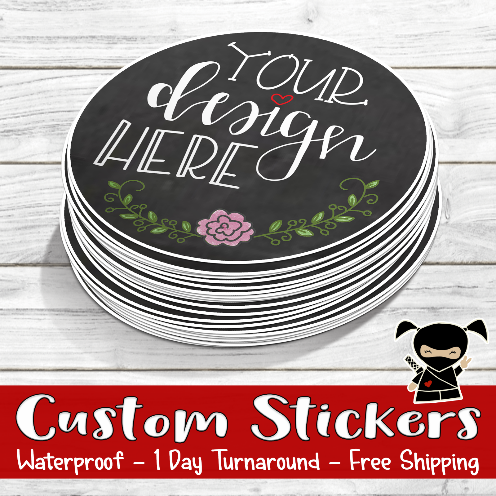 Custom stickers | Die Cut Product Labels | Business Logo Stickers | Bulk Decals
