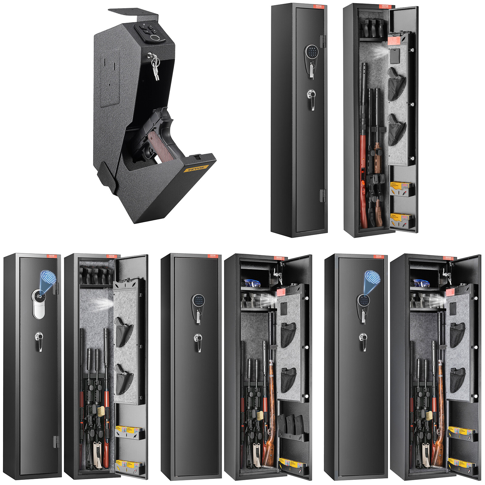 VEVOR Gun Safe Rifle Safe with Digital Keypad & Lock for Rifles and Pistols