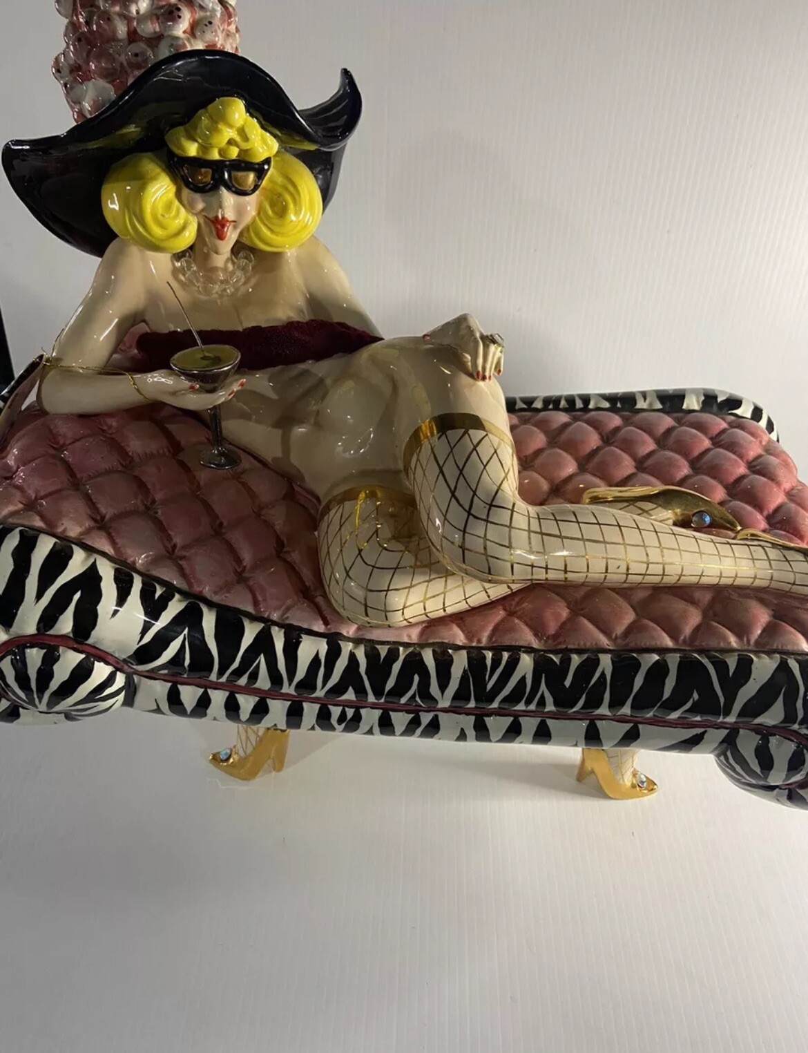 S.W.A.K. Lynda Corneille Character Collectibles "Gertie on Sofa" Figurine