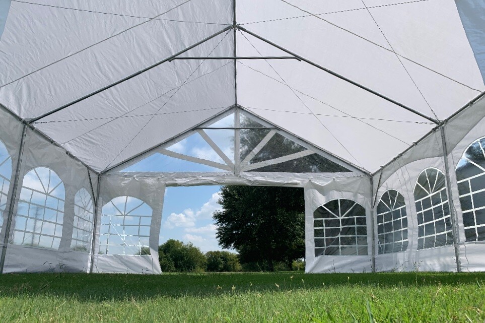 20'x20', 40'x20' - PE Marquee Party Wedding Canopy Tent Shelter w Storage Bags