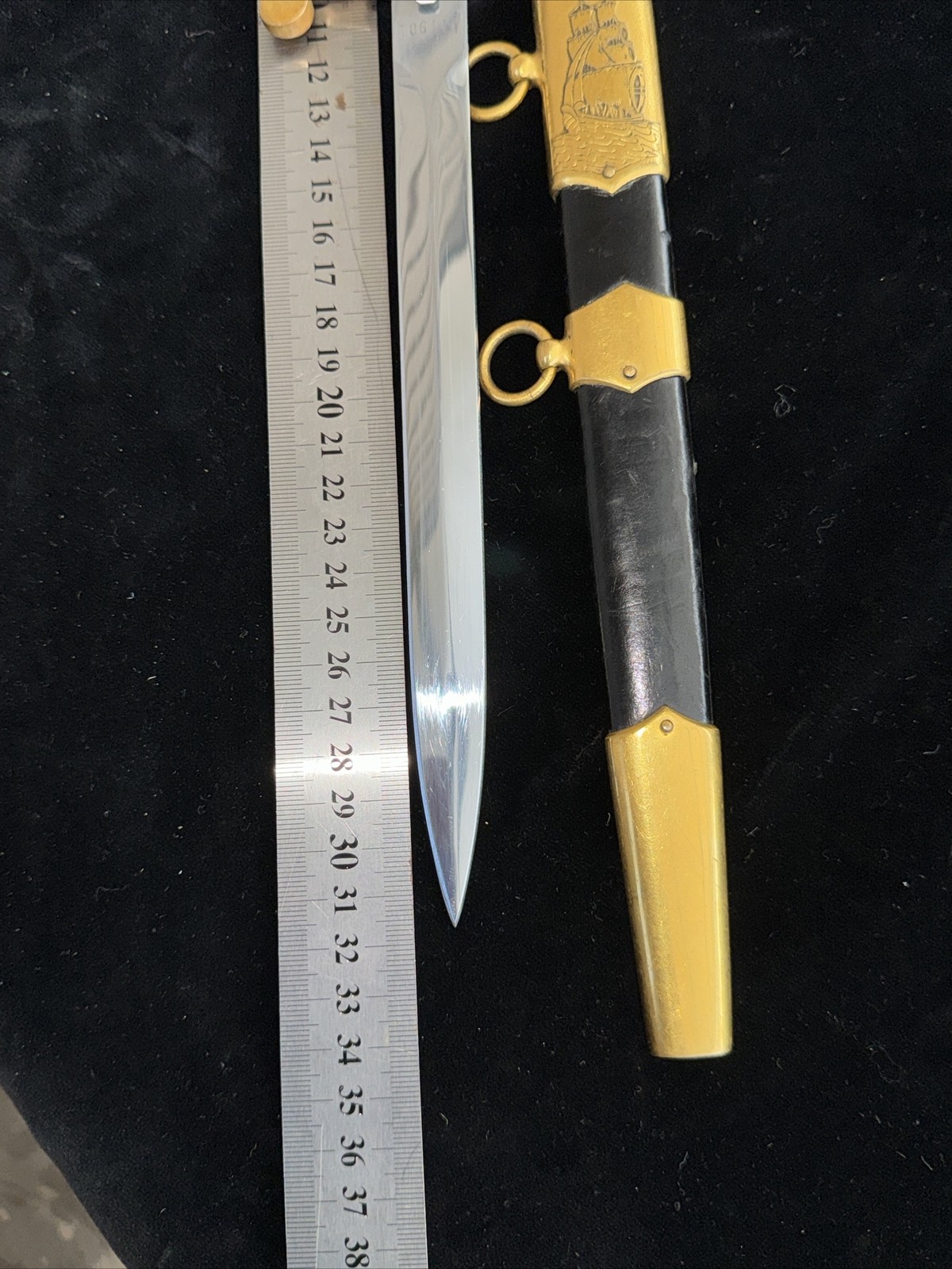 Soviet Officer Dagger, Sailor, The Full Dress Uniform 1957, ZIK 57, Numbered