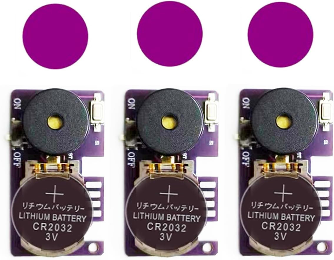 3Pcs Prank Device, Cricket Noise Maker Prank Beeping for Several Months Hidden S