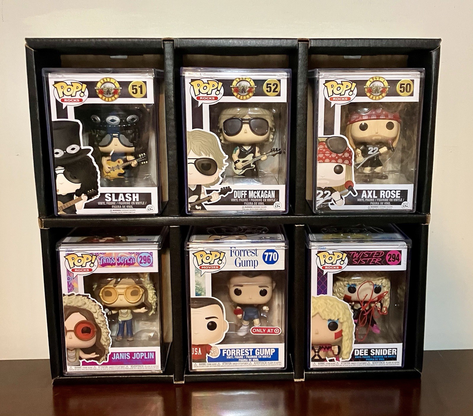 Funko Pop Display shelf Kubbie BLACK. FITS HARD STACKS, ARMOR & THRILLJOY