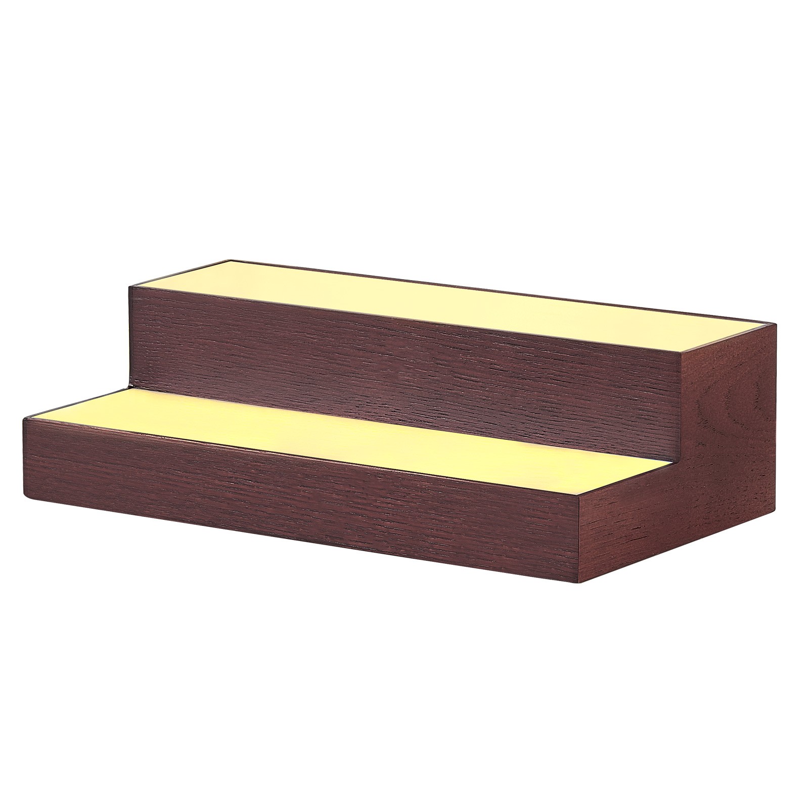 VEVOR LED Lighted Liquor Bottle Display 2-Tier 16 Inch Rack for 8 Bottles