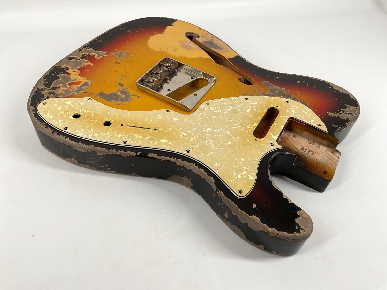 MJT Official Custom Vintage Aged Nitro Guitar Body Mark Jenny VTL 3T Swamp Ash