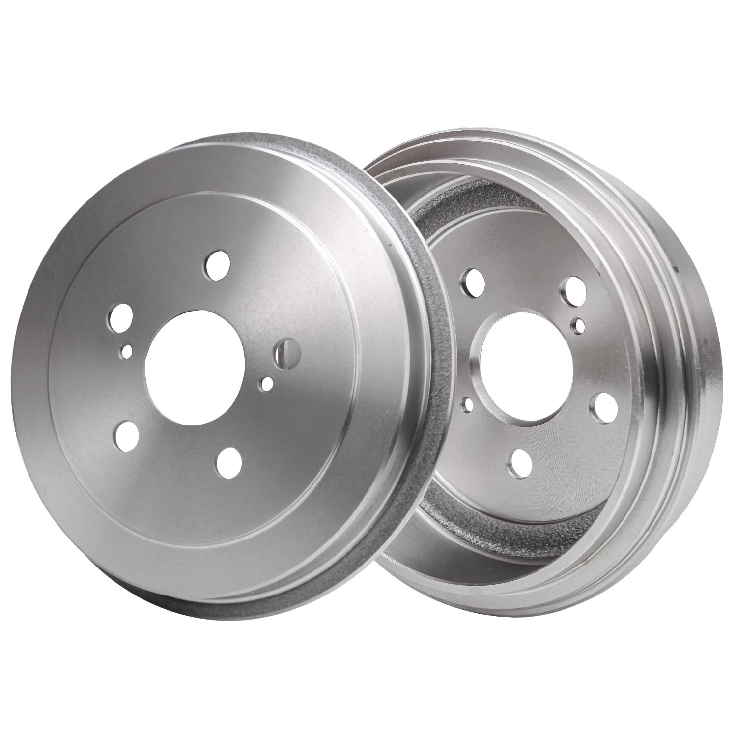 4pc Rear Brake Drums and Rear Brake Shoes Kit for 2002 - 2008 Toyota Corolla