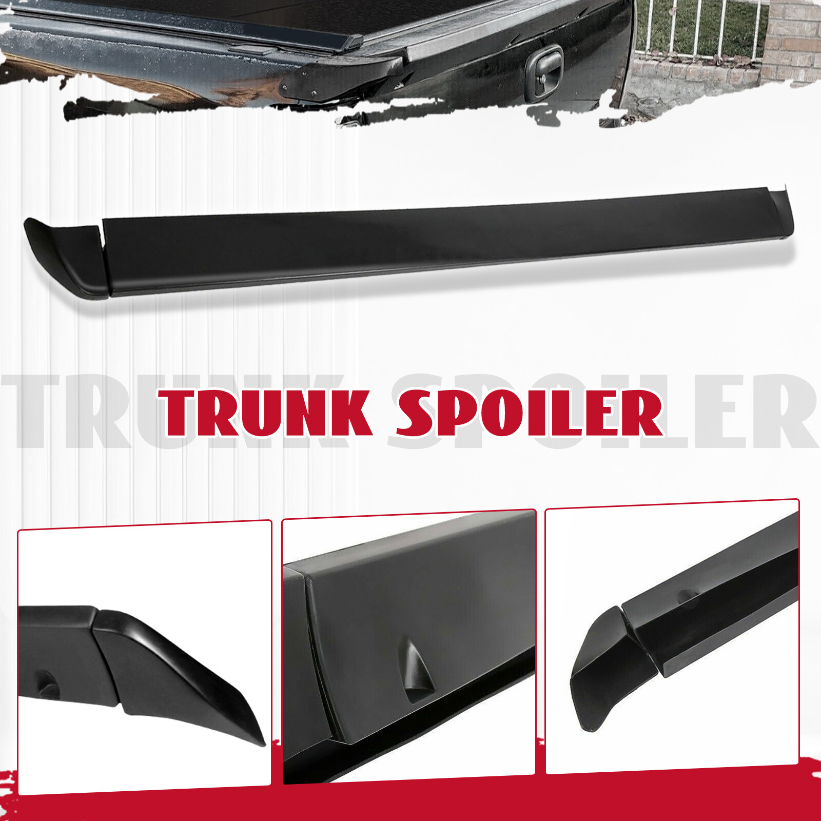 For 99-06 Chevy Silverado Tailgate Intimidator Rear Spoiler Wing SS Polyurethane
