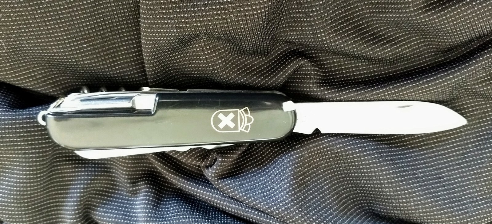 Black Swiss Scout Camping Knife Pocket Multi Tool - Free Same Day Shipping!