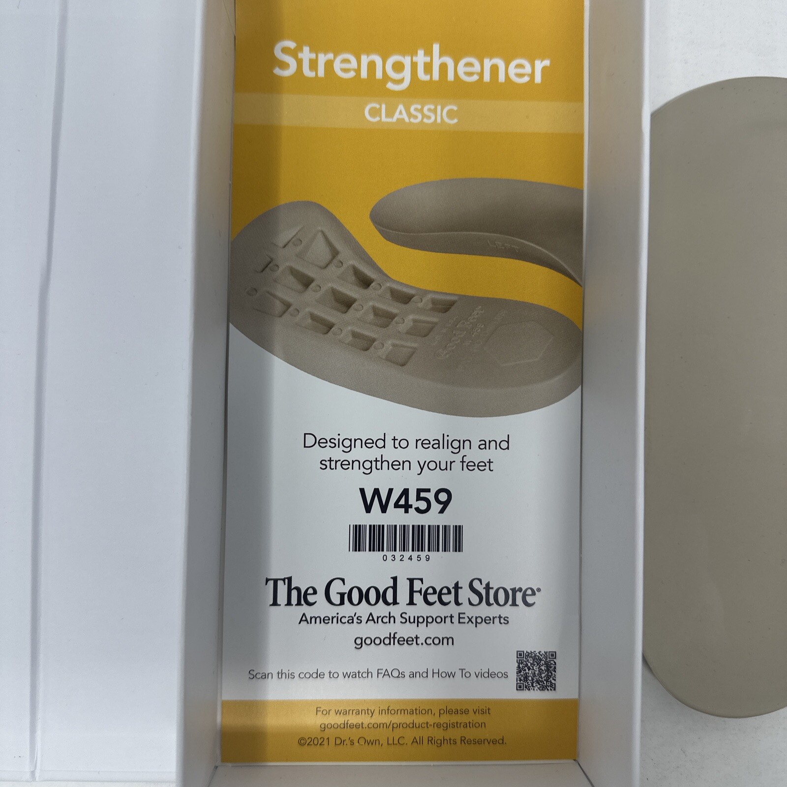 New Good Feet Store Arch Support Expert Classic Realign Strengthener W459