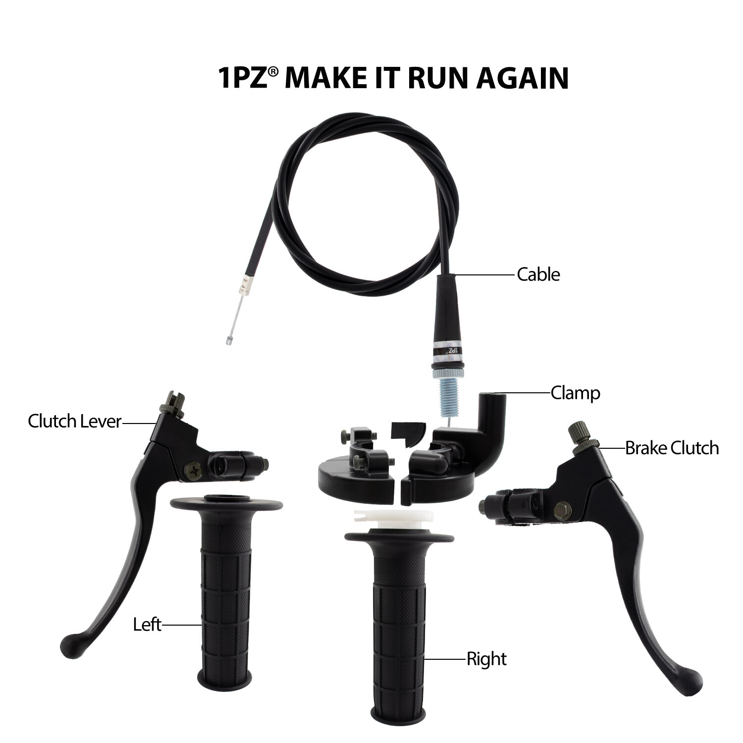 Throttle Cable Brake Clutch Lever For Honda CRF100F 50F XL100 125 XR100R XR80R