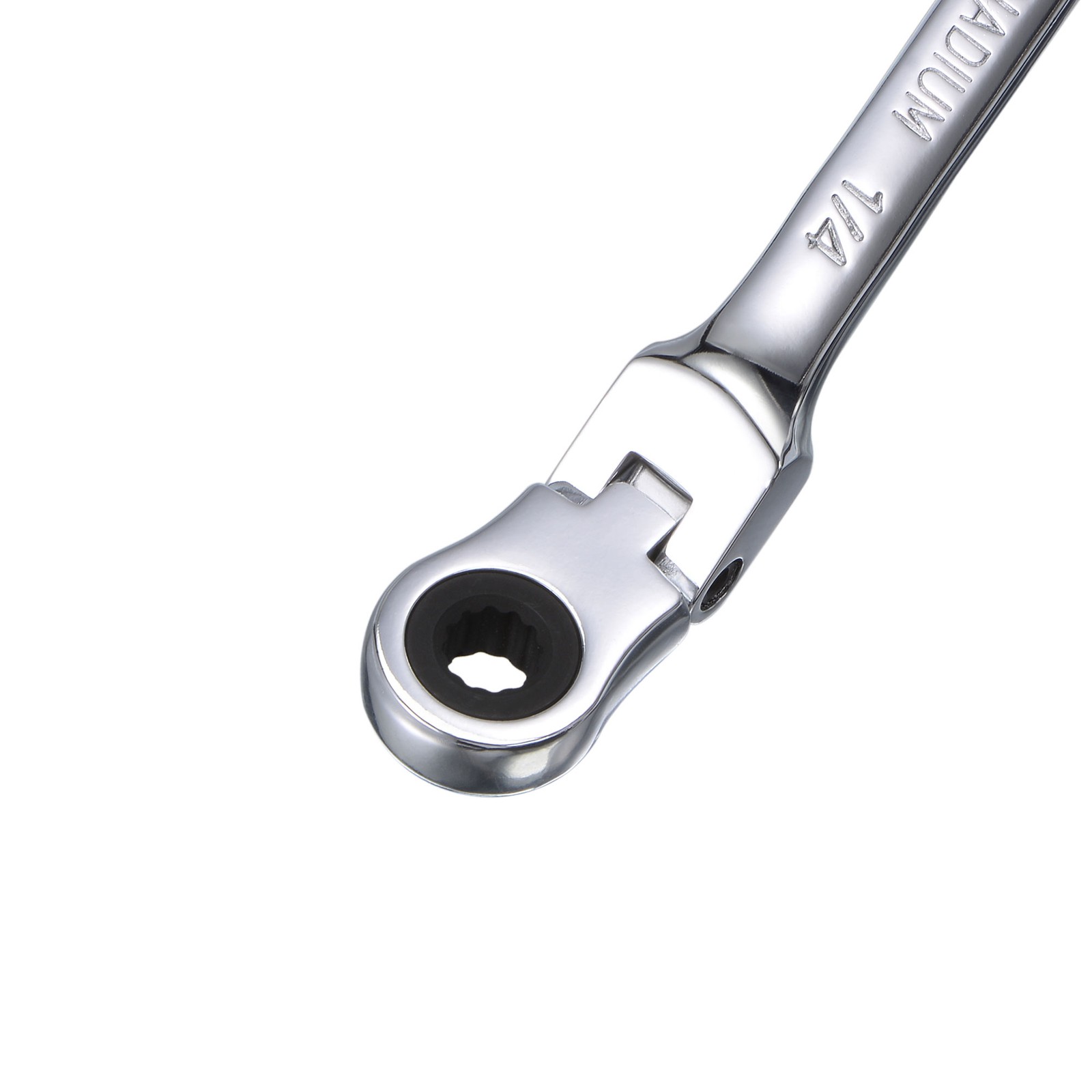 1/4" Flex Head Ratcheting Combination Wrench SAE 72 Teeth 12 Point