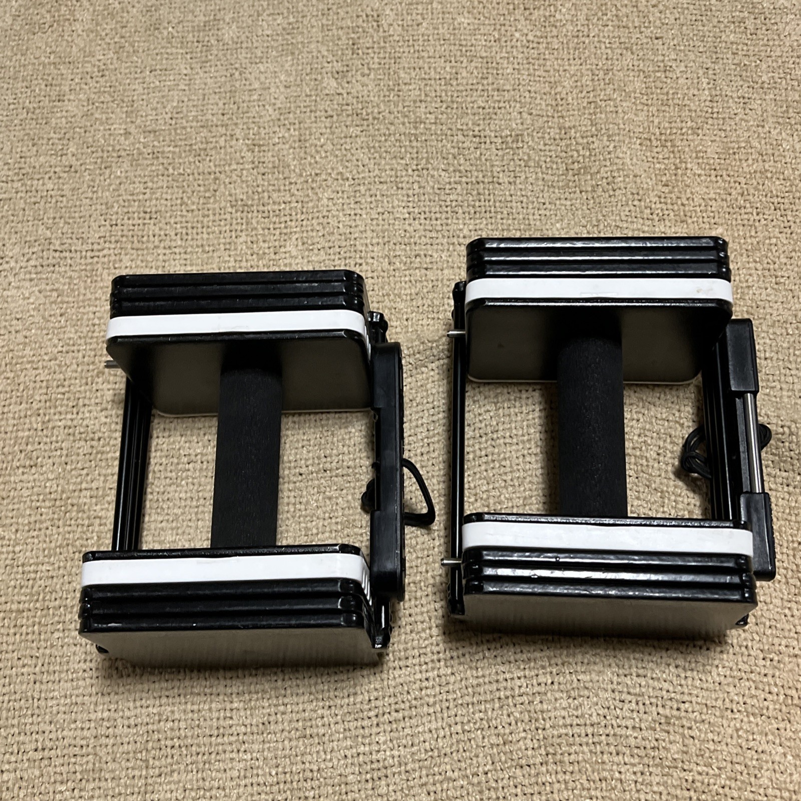 🇺🇸Pair Of Grey PowerBlock SportBlock Adjustable Weights Dumbbells 6lbs-21 lbs