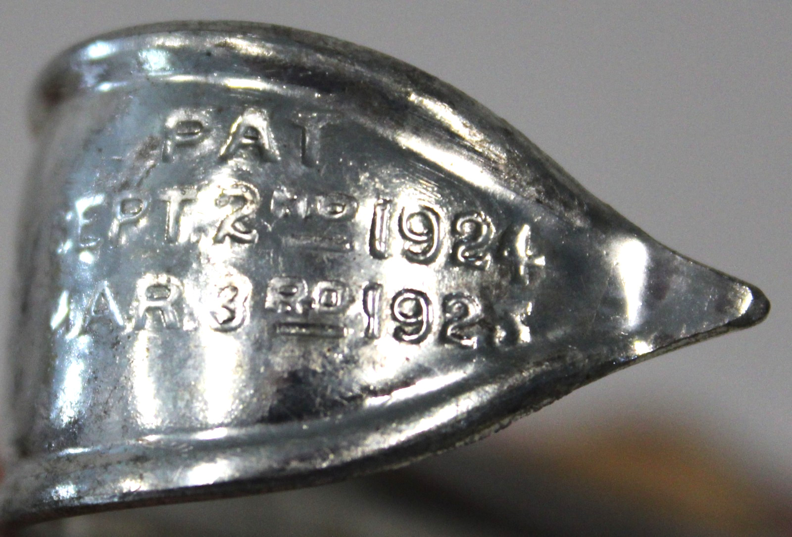 Antique Cream Top Milk Bottle Spoon - Marked: Pat. 1925 New Old Stock