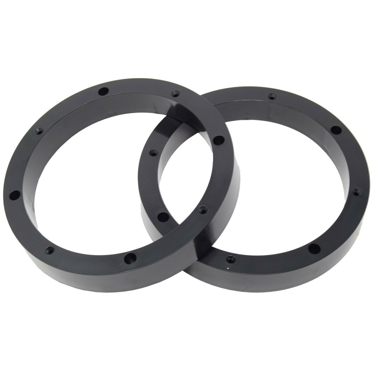 1 Pair 6.5" inch Plastic Spacer Speaker Rings Custom Mounting Adapter Subwoofer