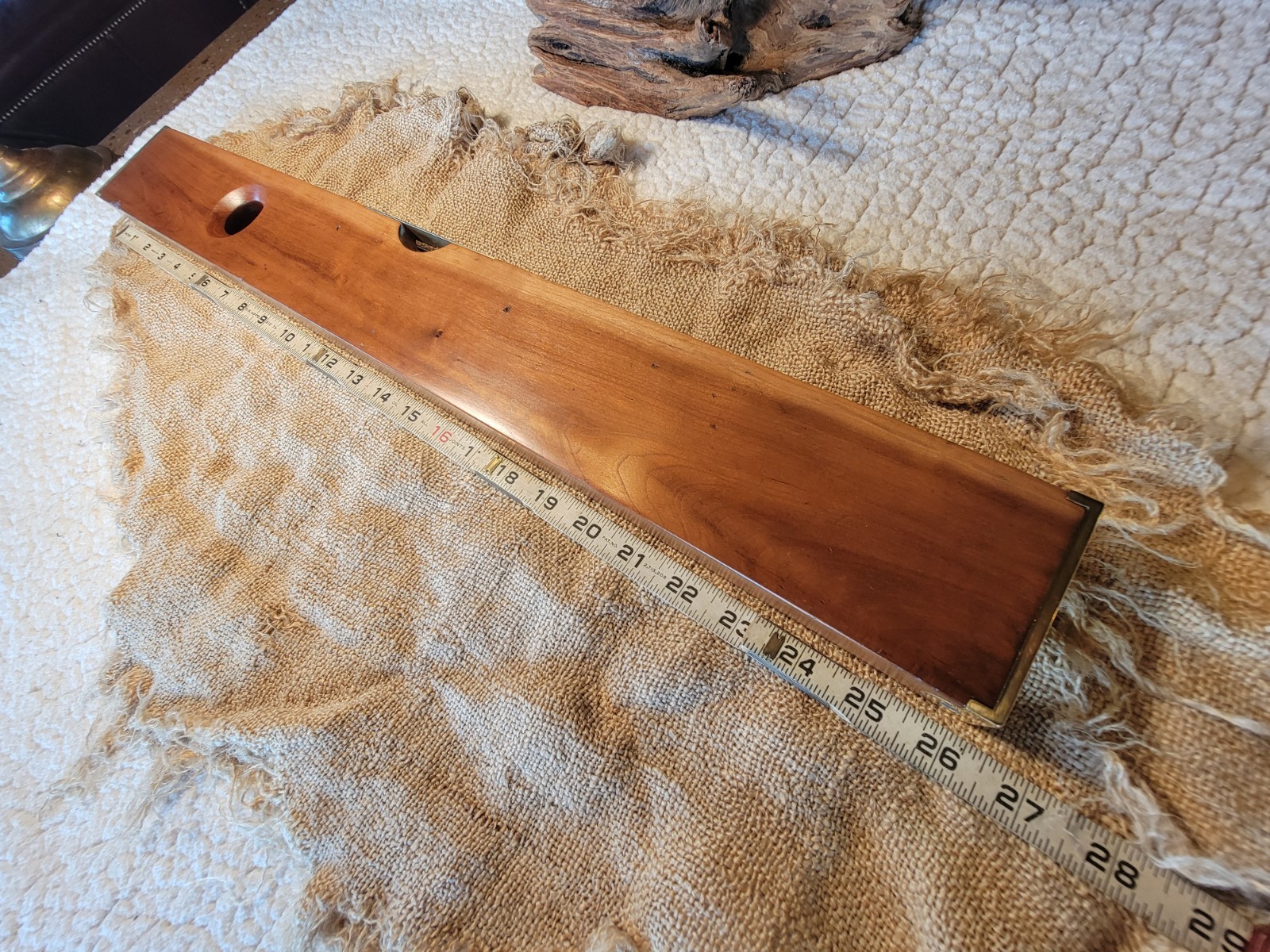 Antique STANLEY No. 3 Level 100% Restoration 26" Cherry Exc.