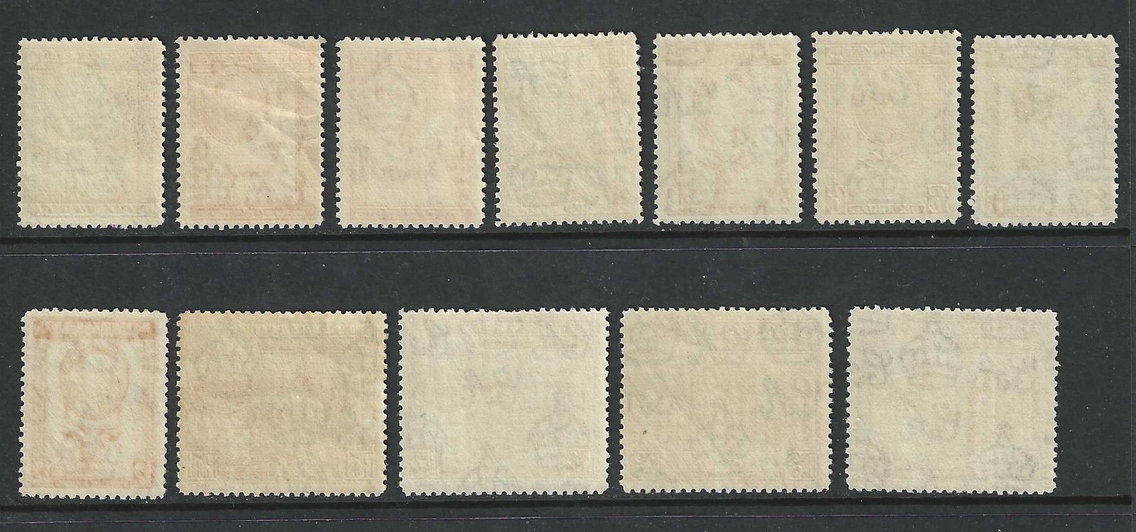 SOMALILAND SG93/104 1938 KGVI, Full set of 12, Unmounted Mint