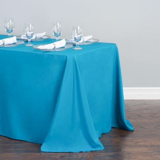 1/10 pack 90 x 156 in. Rectangular Polyester Tablecloths,33 Color Wedding Event