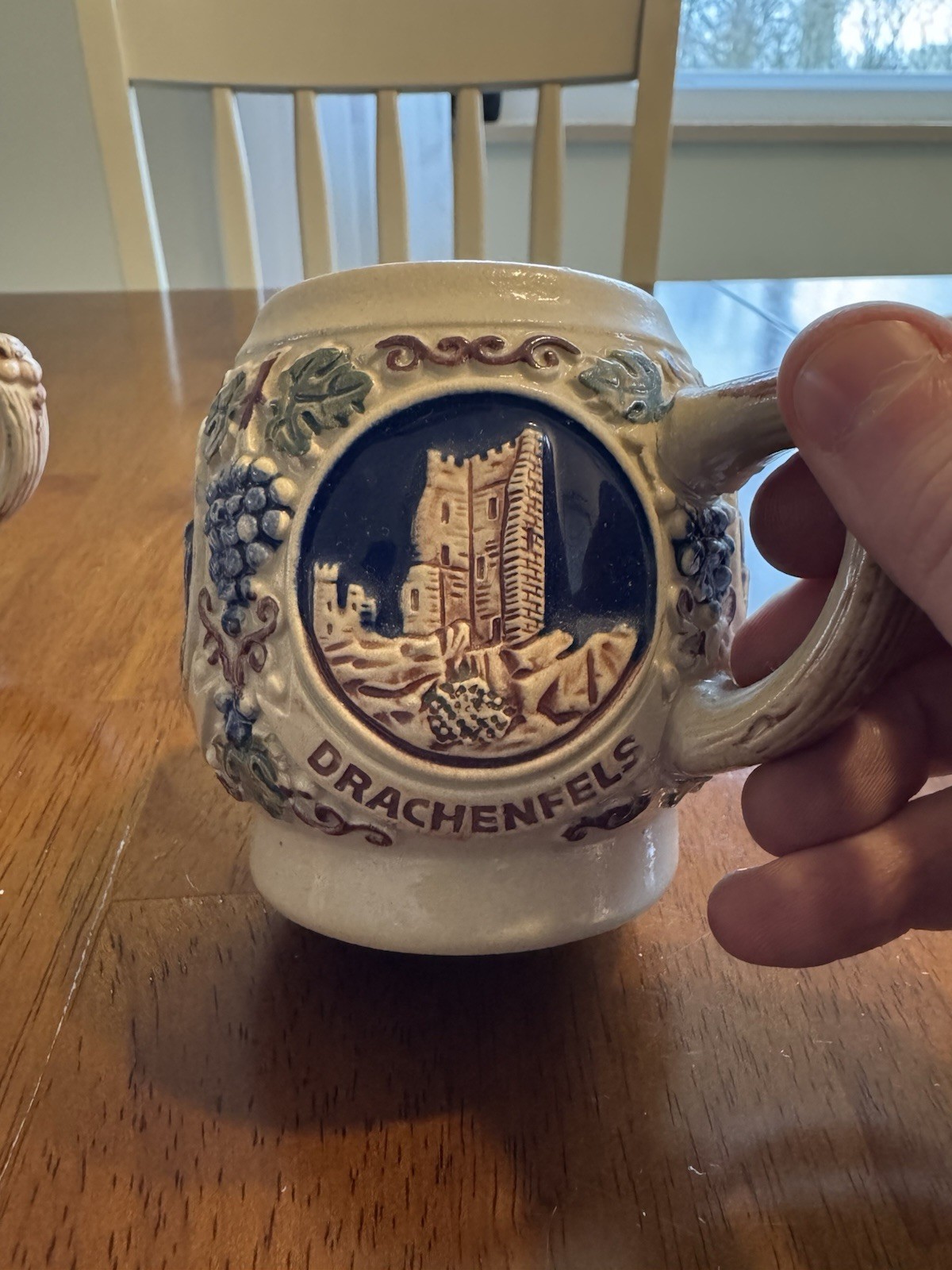 Gerz German Mug / Stein Drachenfels Feindl Bruder Mauseturm Ruine Maus SET of 3