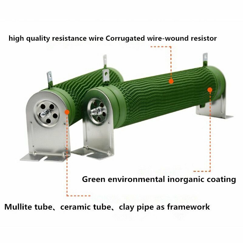 High Power Frequency Converter Braking Corrugated Wire-wound Resistor5%,1.2-10KW