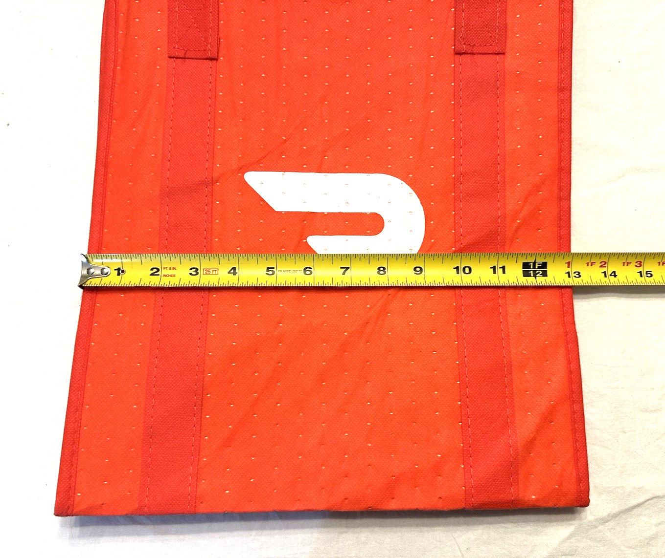 Lot of 5 ~ DOORDASH ~ 13x15x9 ~ Zippered Insulated Delivery Bag / Tote ~