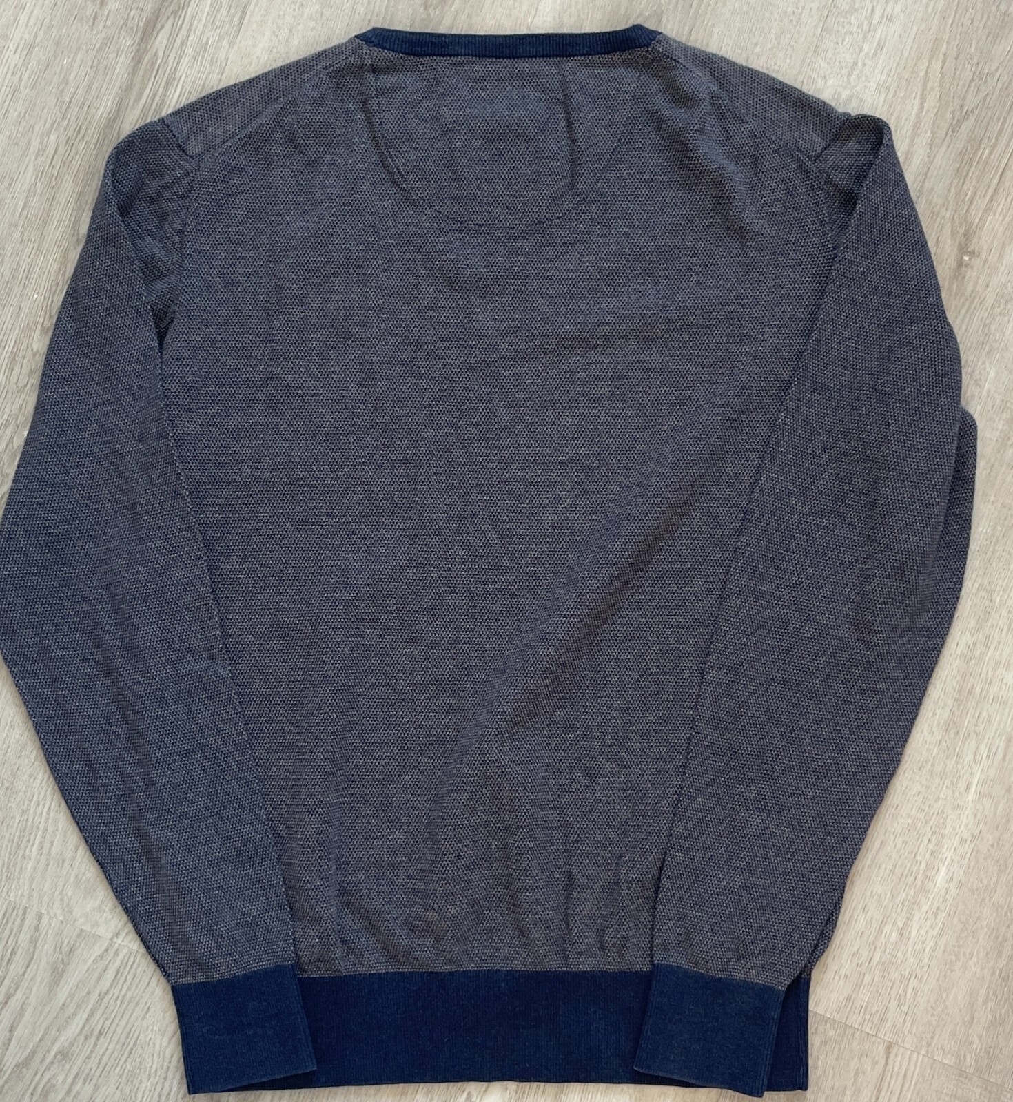 State of Art Modern Classics Men's XL Pullover Sweater Blue 100% Cotton
