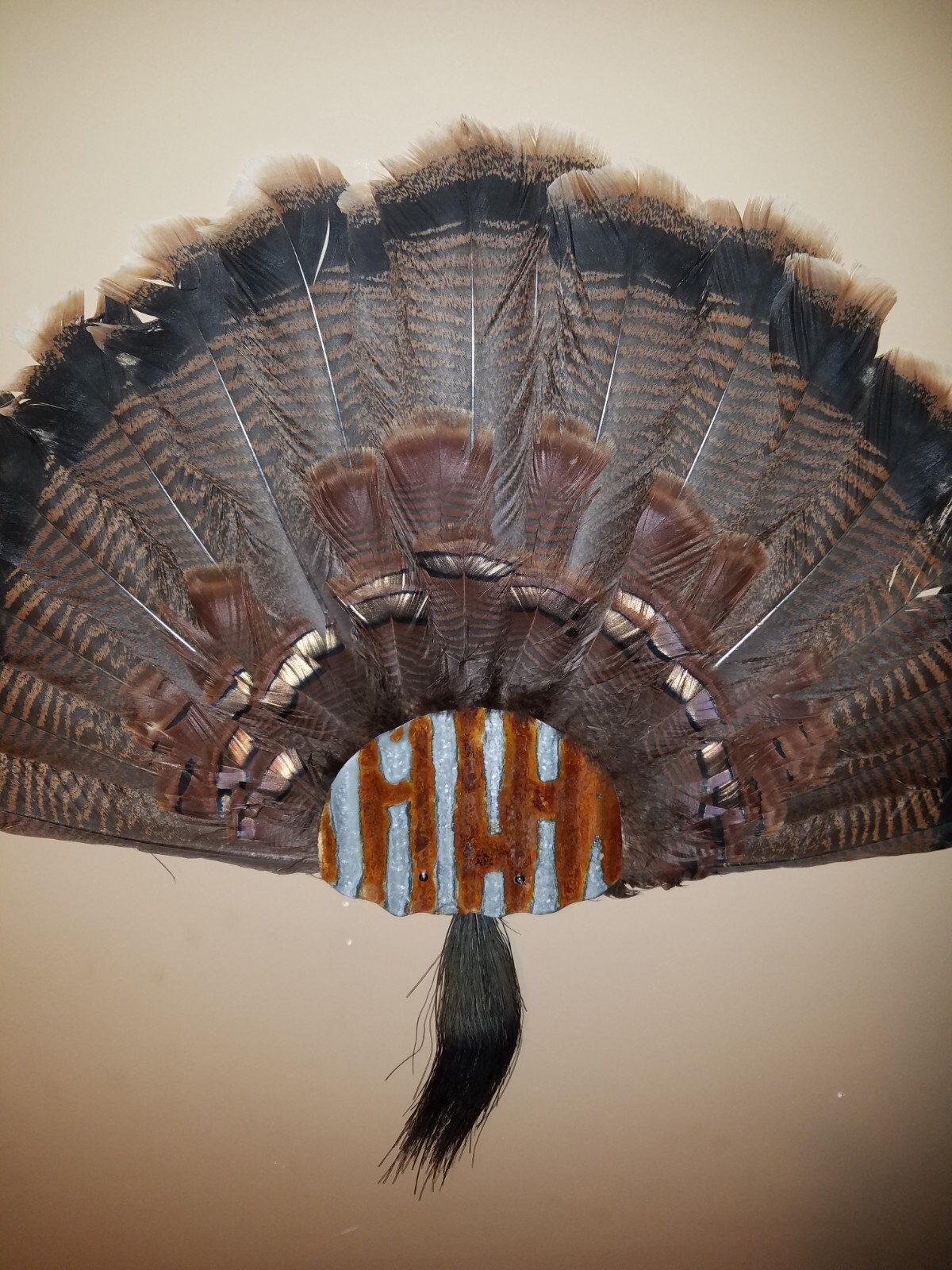 Turkey Fan and Beard Mounting Kit  (Rustic Tin)