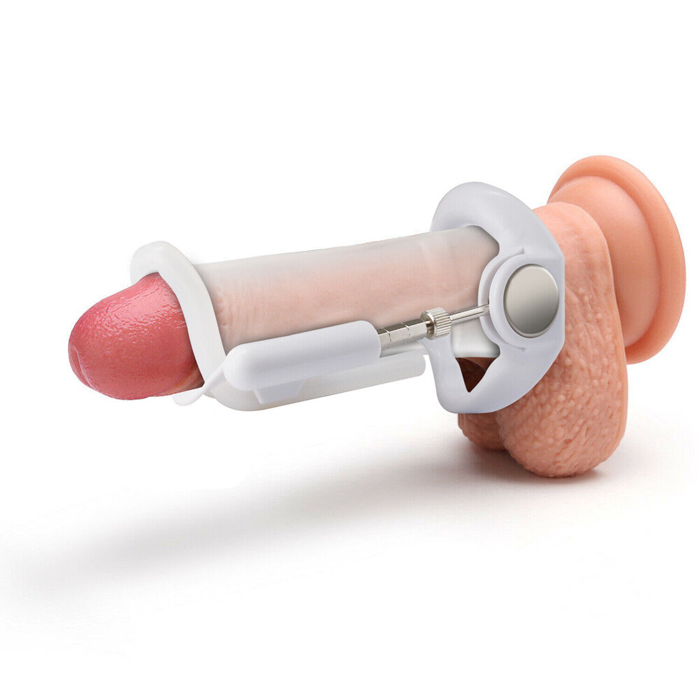 2PCS Set Penis Silicone Sleeve for Extender Stretcher Max Vacuum Enlargement USA