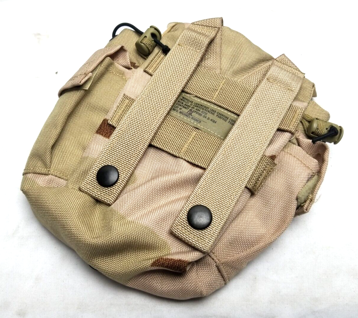 USGI Army 1 QT General Purpose Canteen Pouch Cover Molle II 3-Color Desert MINT