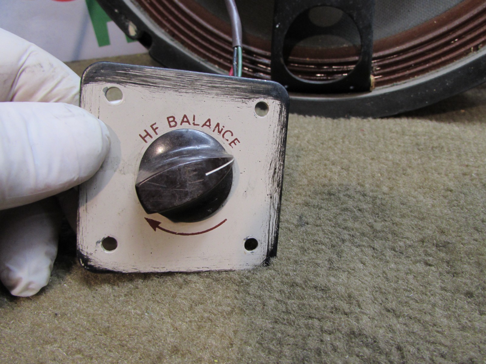 ESTATE* VTG HEATHKIT AS-183 COAXIAL 2-WAY 12" SPEAKERS w/HiFreq. Controls~VIDEOS