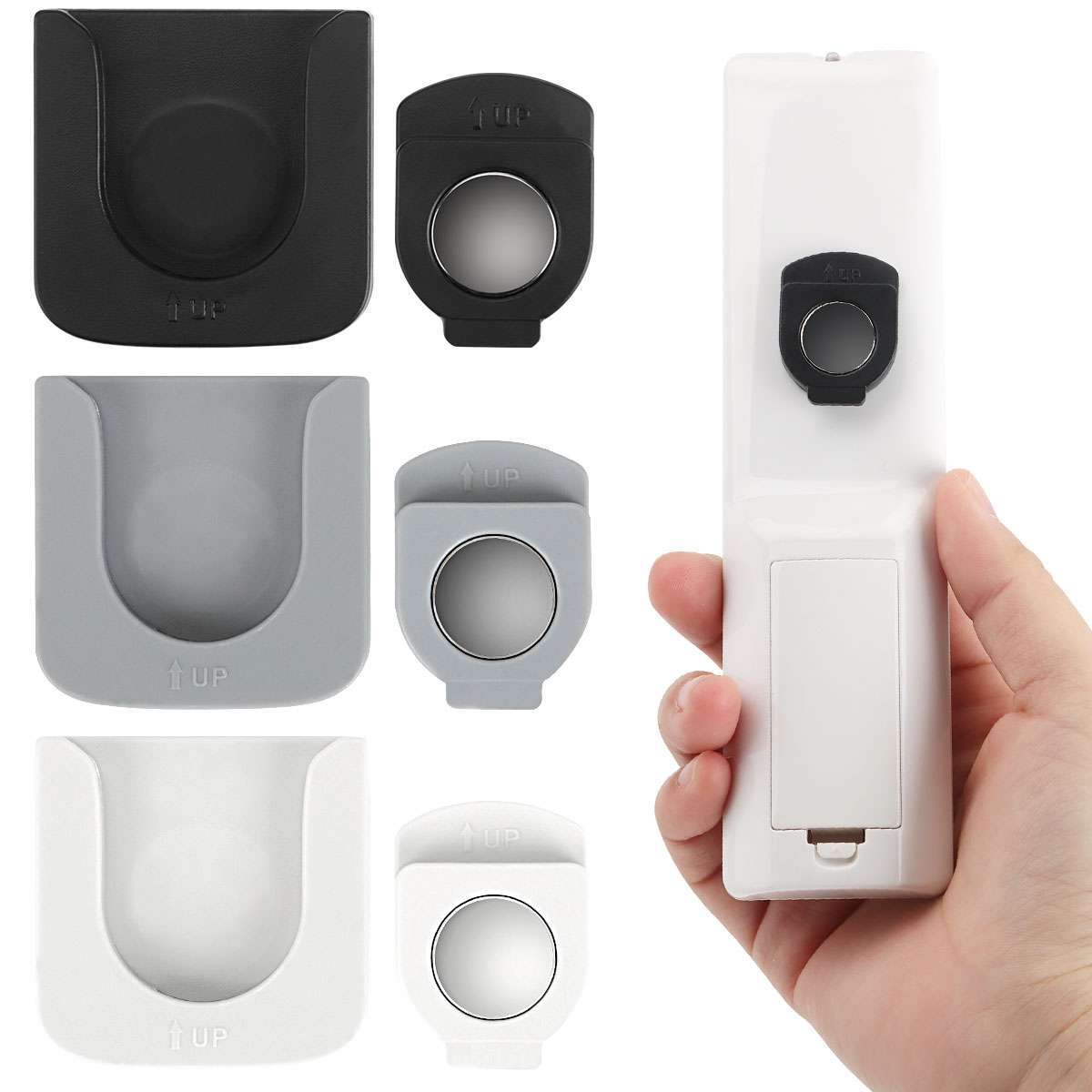 1/2/4PCS Remote Control Holder for Wall Magnetic Self-Adhesive Remote Organizer
