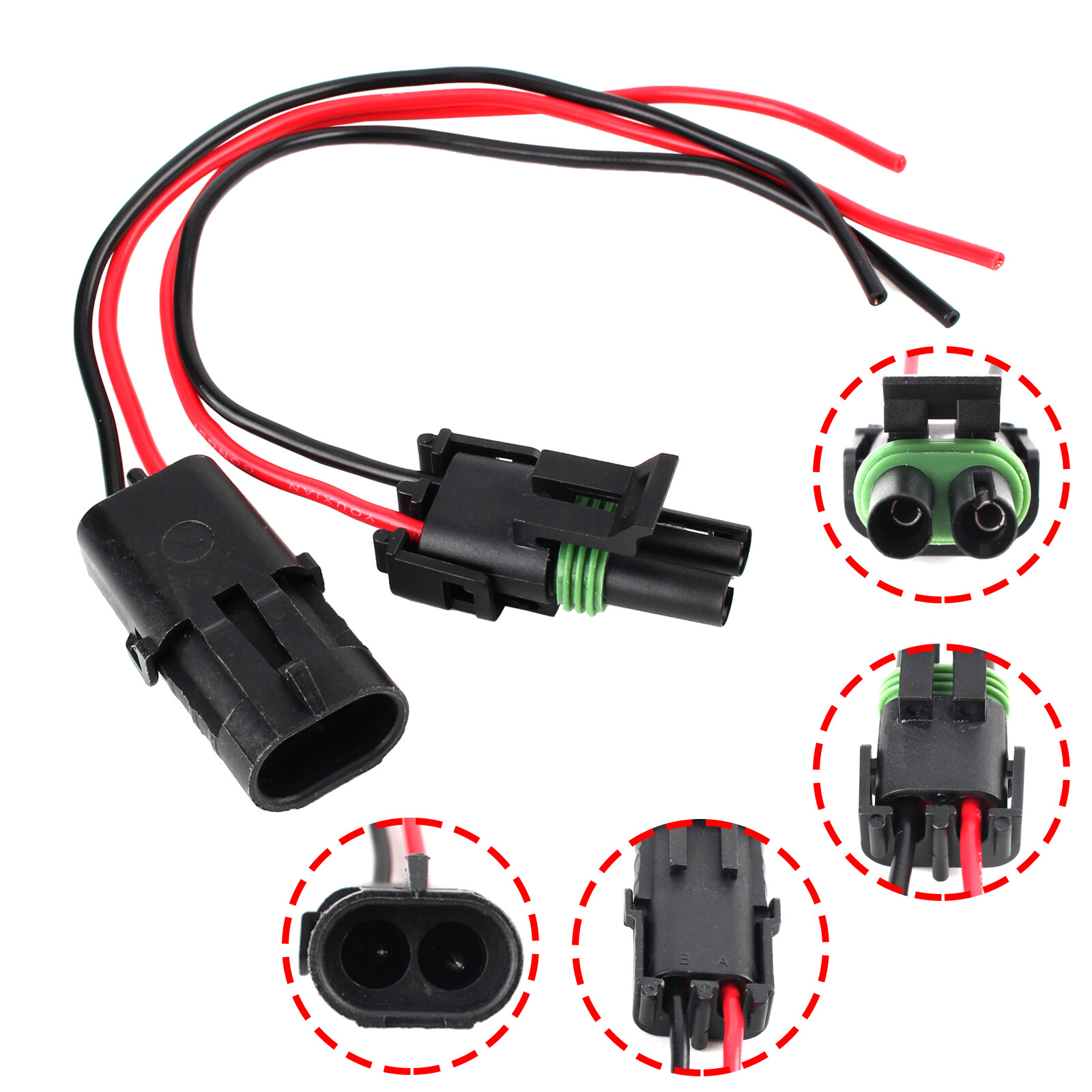 MM1 Quick Ship For Harmar and Outlander CAR Lift SIDE Wiring Harness Connector