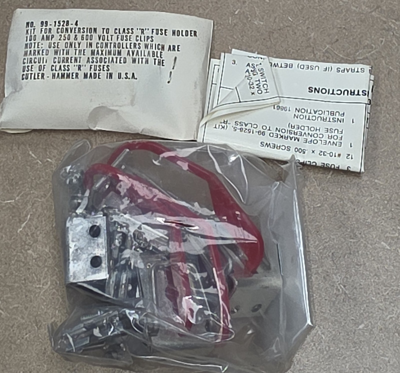 Cutler-Hammer C351KE23-63 Fuse Clip Kit 100 Amp 250/600V