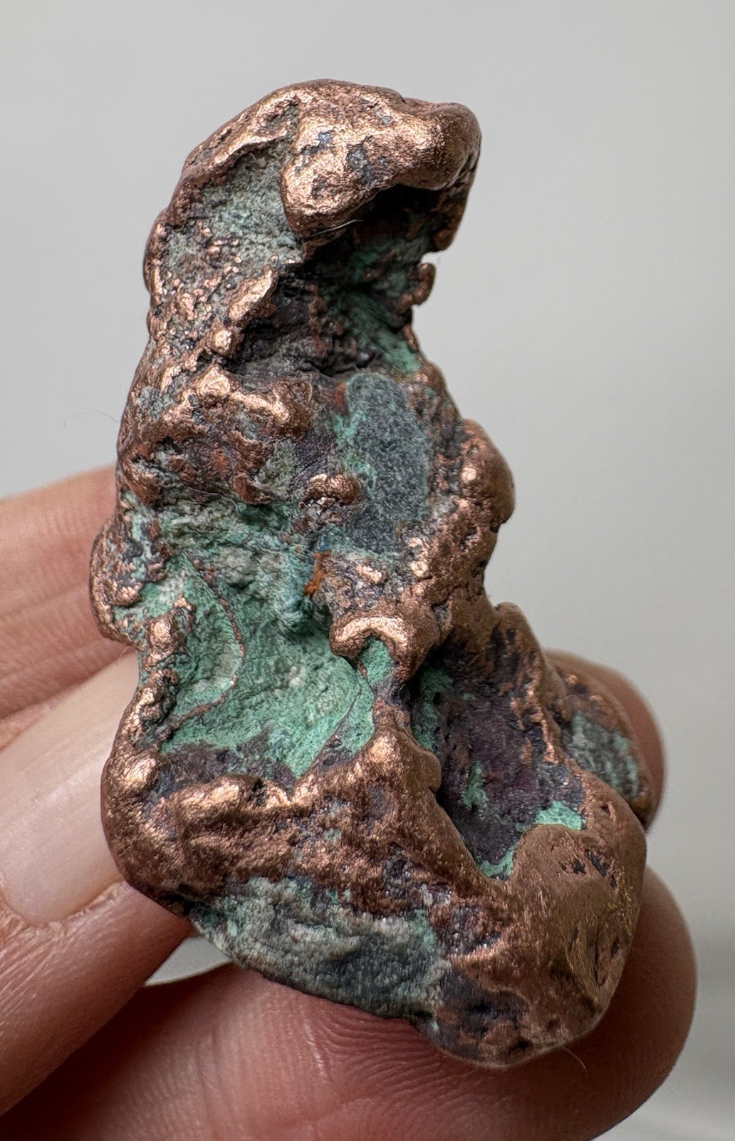 Pure Copper Rock Nugget Native Mineral Display Jewelry Specimen Upper Michigan