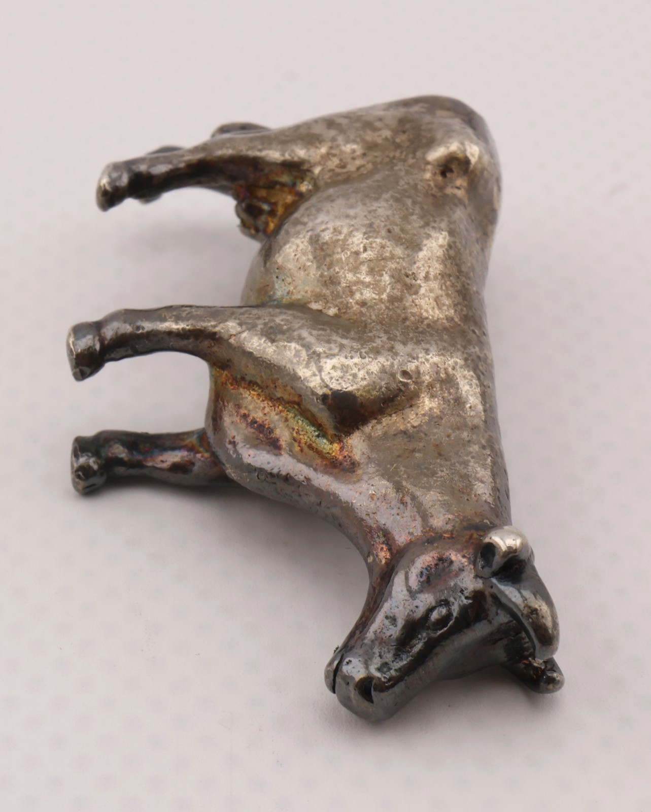 Dublin Ireland Sterling Silver Bull Figurine 1.8 ozt