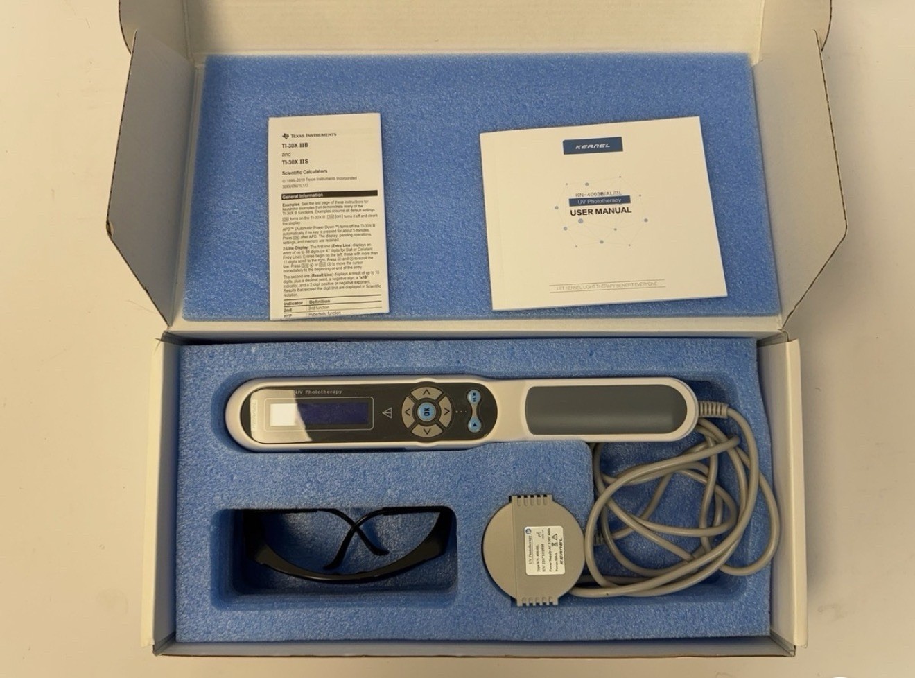 Kernel KN-4003 Narrowband UVB Phototherapy Lamp Dermatology Light w/ Goggles