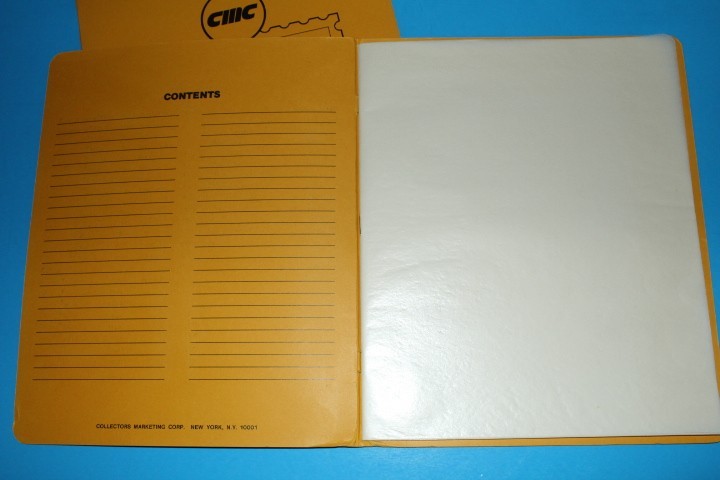 CMC Mint Sheet File Capacity 16 pgs 3 pocket 11.5" x 9.5" BlueLakeStamps CLEAN