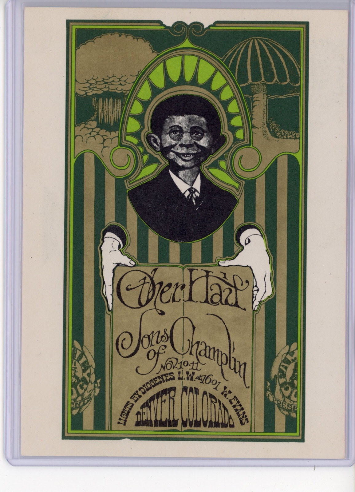 Other Half, 1601 West Evans, Denver, 10/10-11/67 Family Dog FDD-11, Mouse Kelley