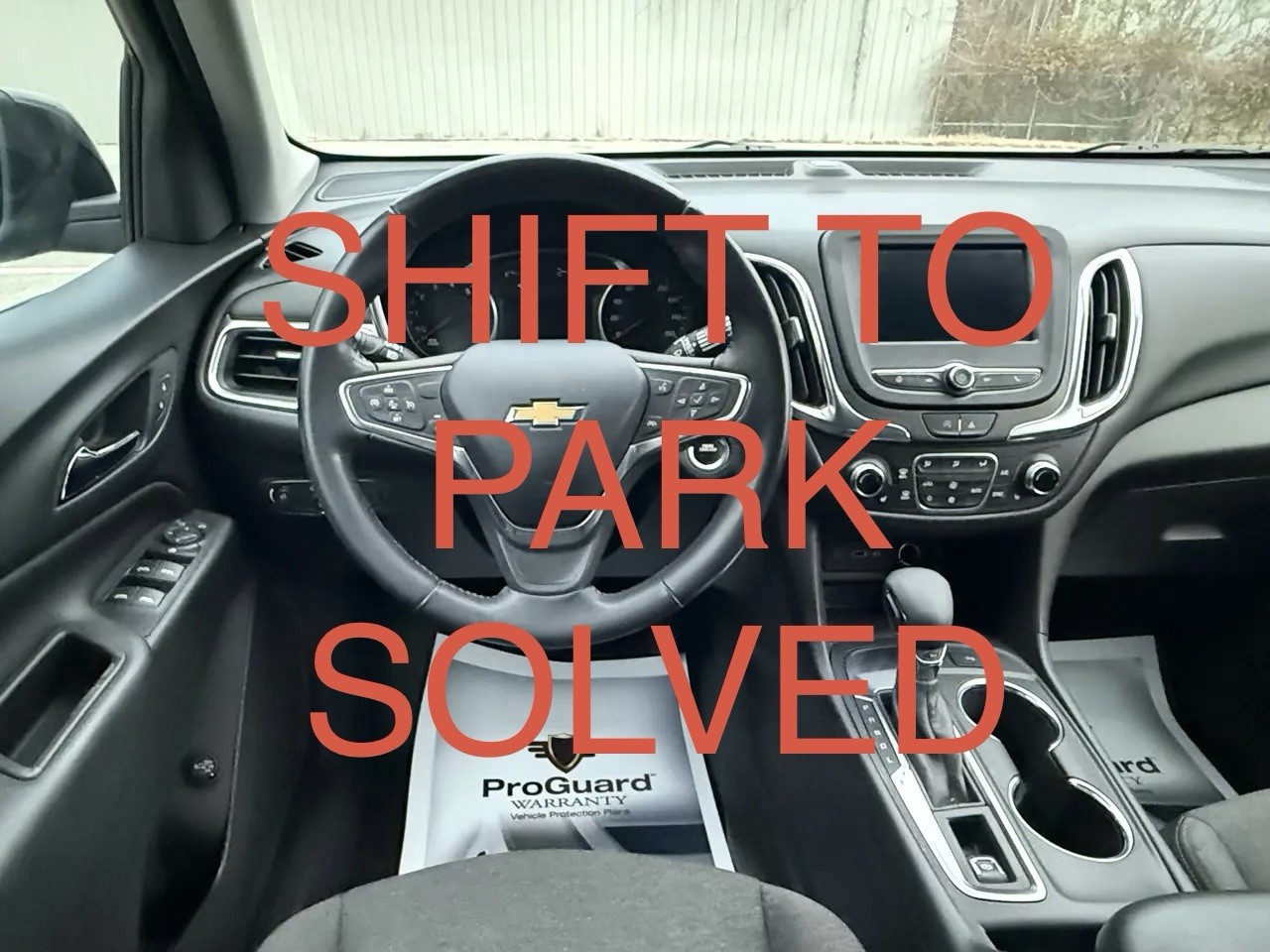 Chevrolet Equinox Shift to Park Fix Repair Switch 2018 2019 2020 2021 2022 2023
