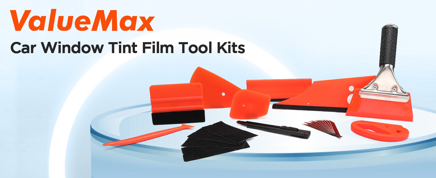 ValueMax 10PC Window Tint Tools Kit Car Film Tinting Scraper Squeegee Wrap Set
