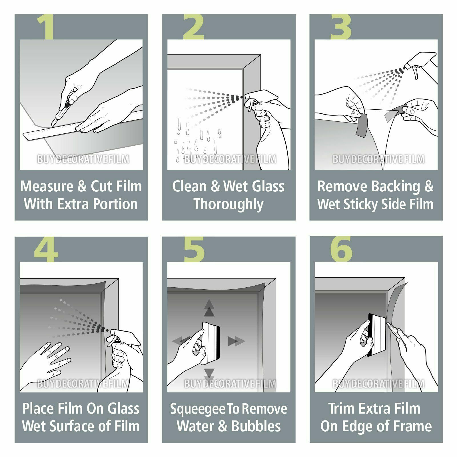 BDF S05 Window Film Daytime Privacy and Heat Control Silver 5 (Very Dark)