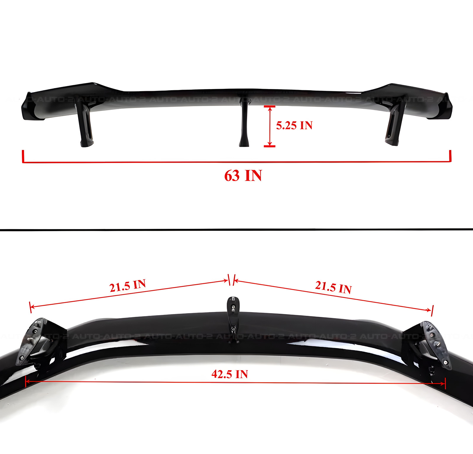 Trunk Spoiler Wing Gloss Black For Chevy Camaro ZL1 1LE Style LT RS SS 2016-2024