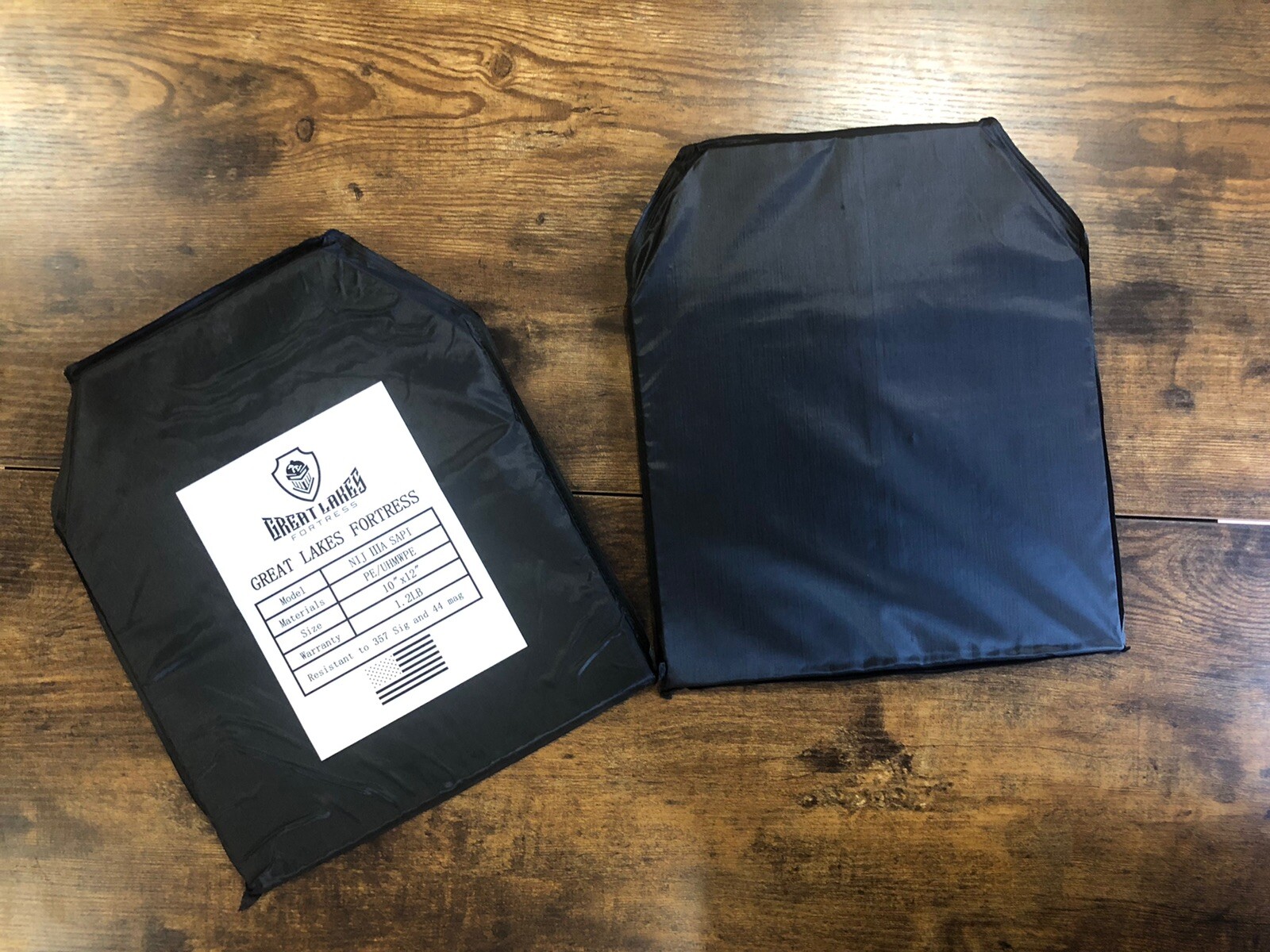 Level IIIA 3A Soft Bulletproof Body Armor Plate PAIR 10x12 Very Light