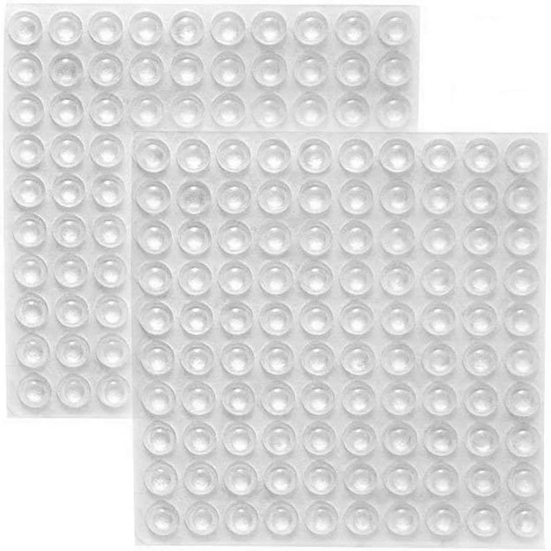 Cabinet Bumpers Tiny Drawer Bumpers Pads Self Adhesive Clear Rubber Dot 200 PCS