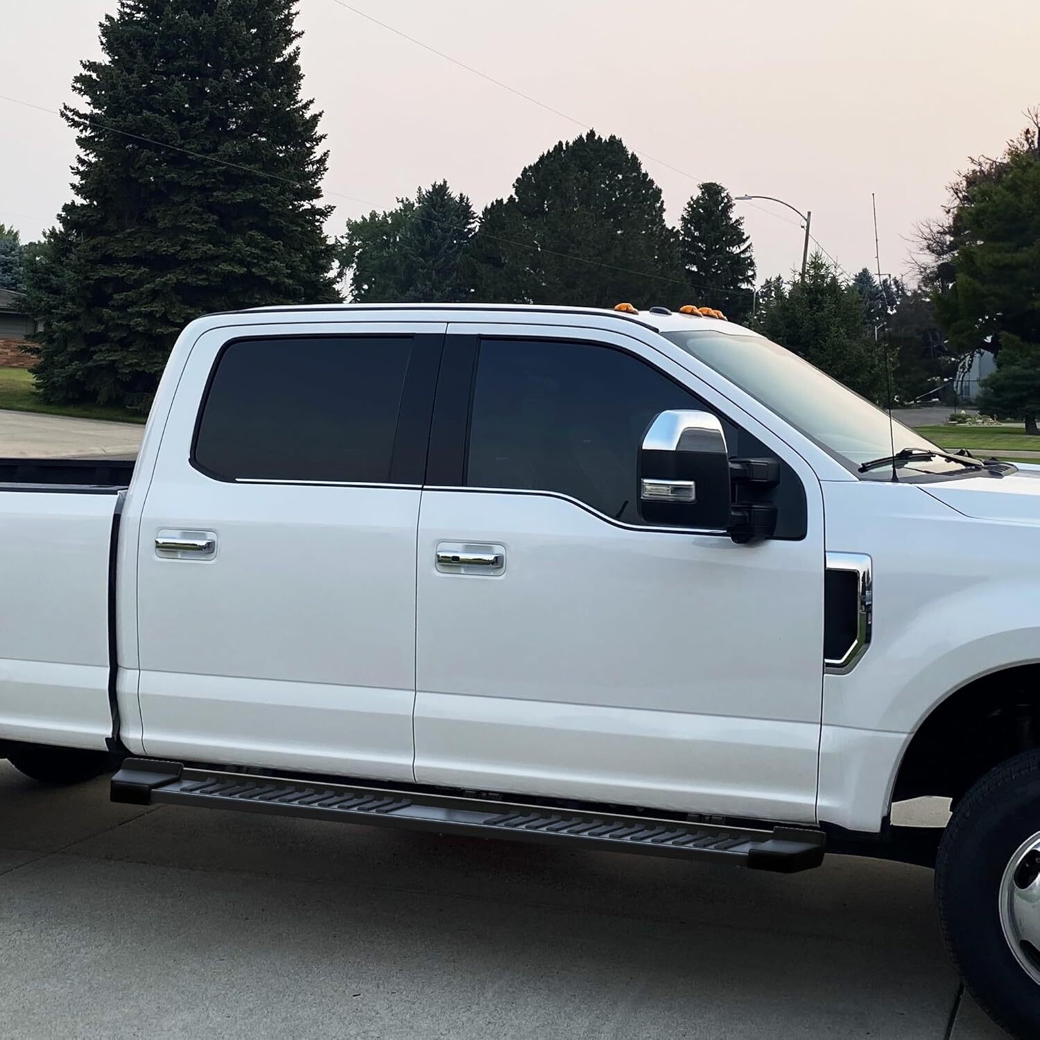 Fit 2017-2024 FORD F250 F350 F450 Superduty Crew Cab Running Board Bar Side Step