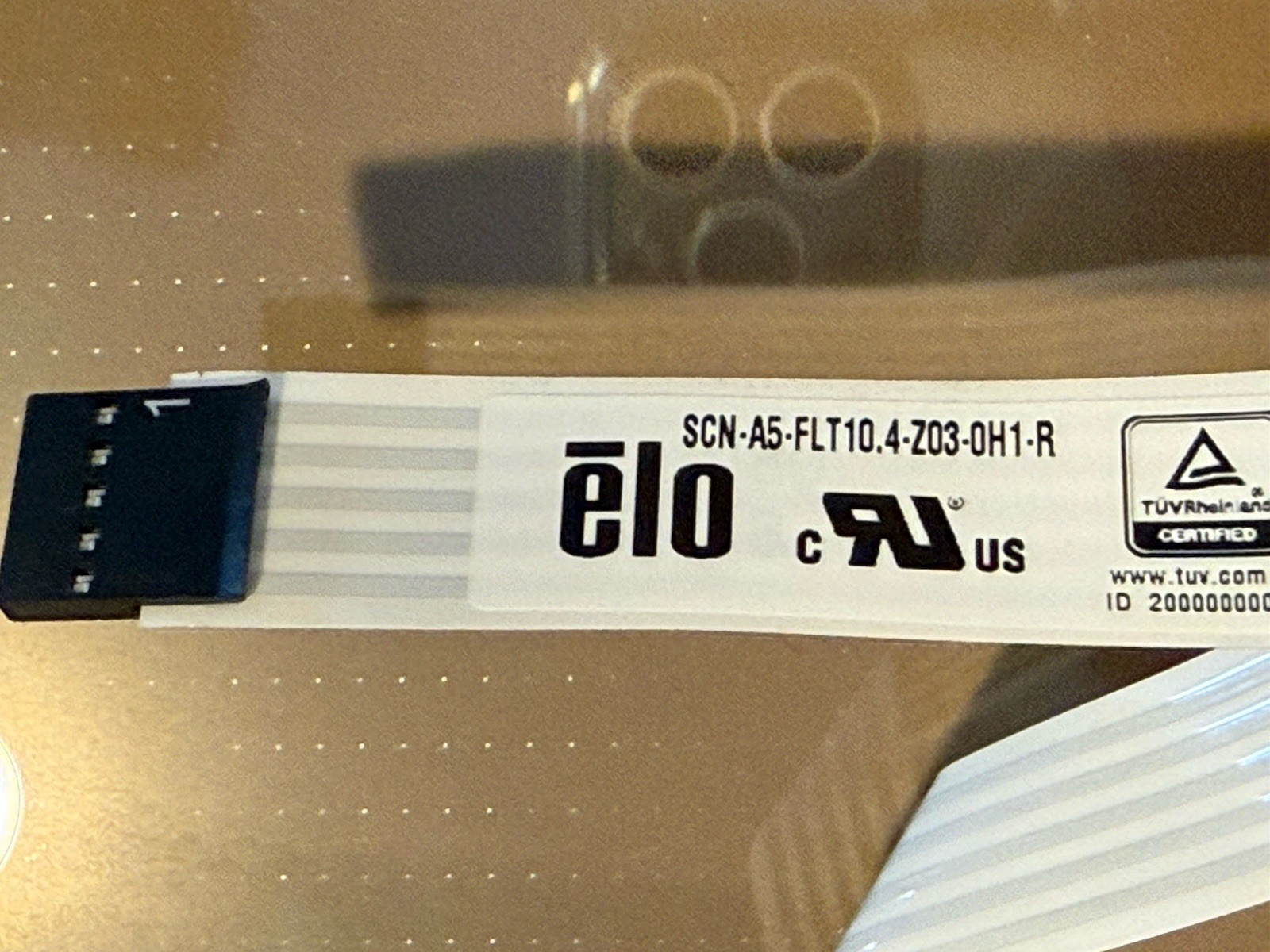 Authentic ELO E073006 ~ Glass Touch Screen Panel ~ SCN-A5-FLT10.4-Z03-0H1-R