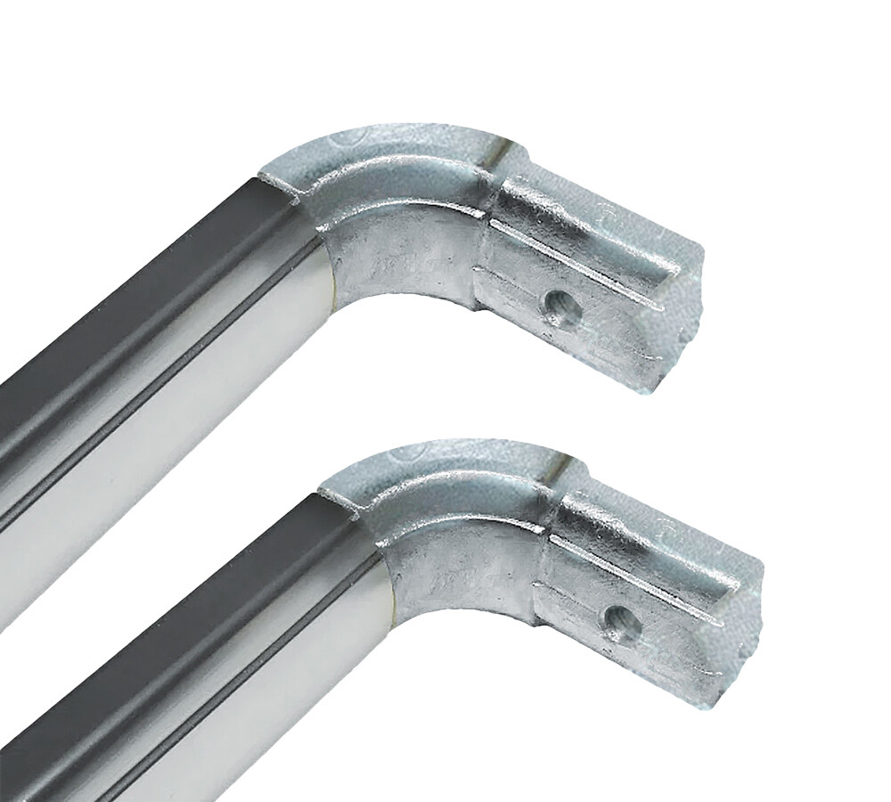 2-Pack 98" Telescopic Aluminum Upper Arm for Dump Truck Tarp