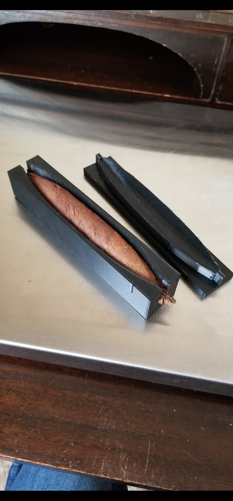 Two Cigar Molds 60g Perfecto Cigar Mold for Making Humidor Hand Rolled 2 Molds